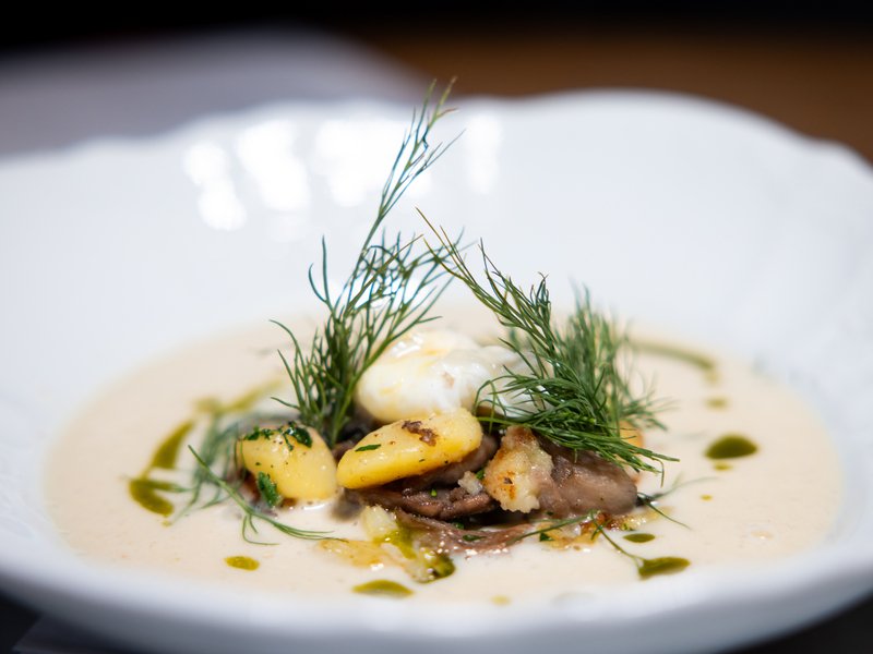 4chodové menu v restauraci Končina