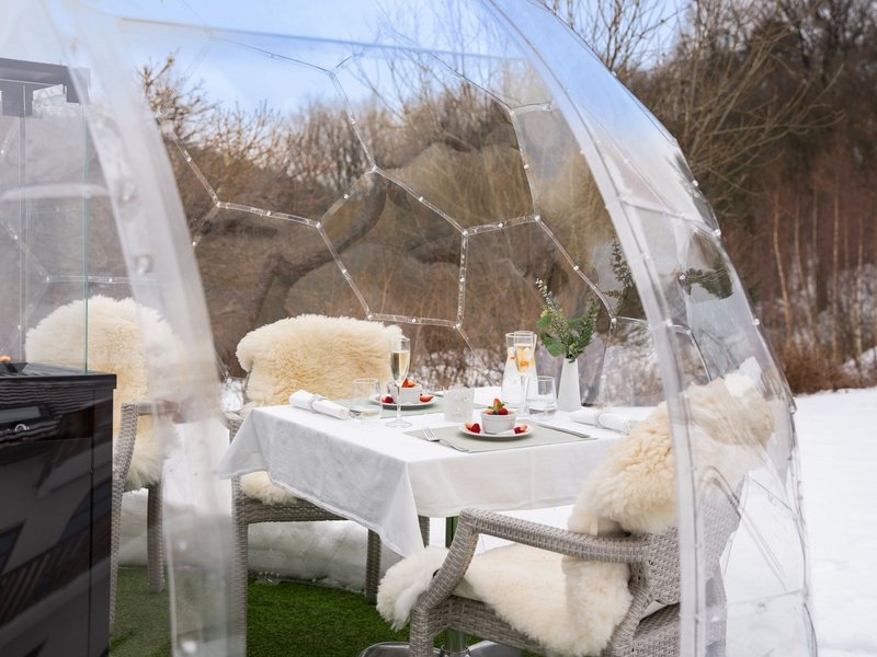 Zážitkové menu v iglú s výhledem na Krušné hory