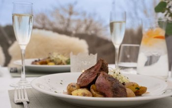 Zážitkové menu v iglú s výhledem na Krušné hory