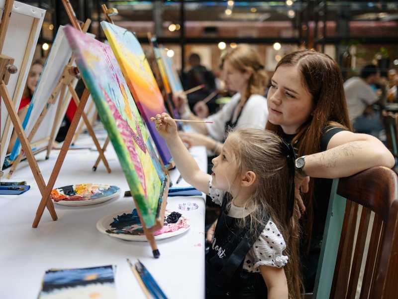 Zážitkové malování akrylovými barvami