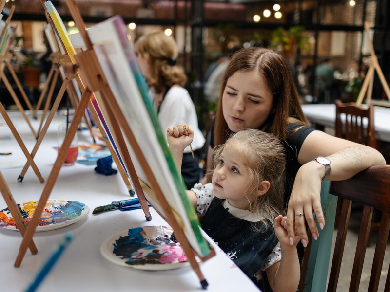 Zážitkové malování akrylovými barvami