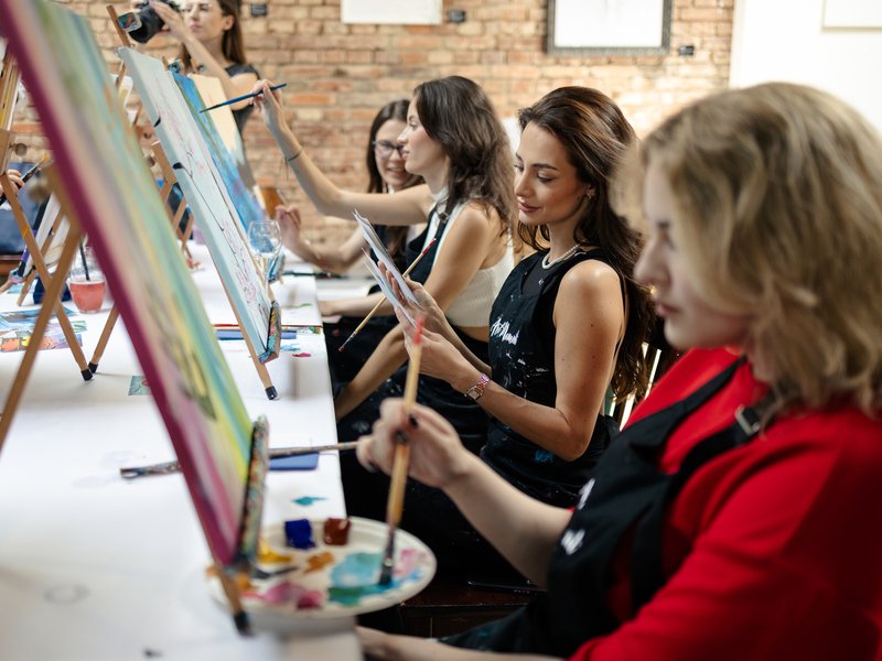 Zážitkové malování akrylovými barvami