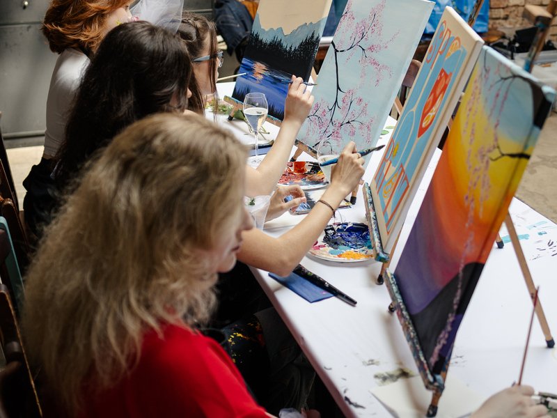 Zážitkové malování akrylovými barvami