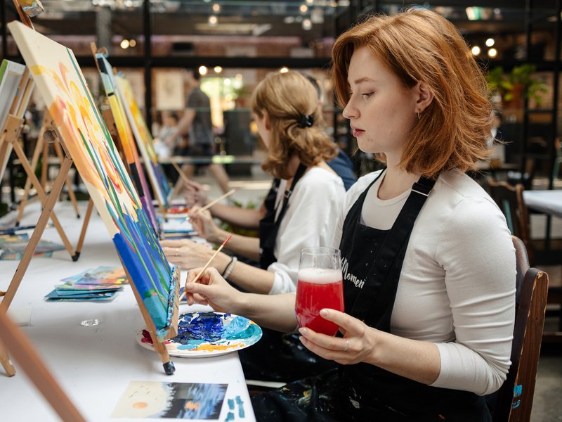 Zážitkové malování akrylovými barvami