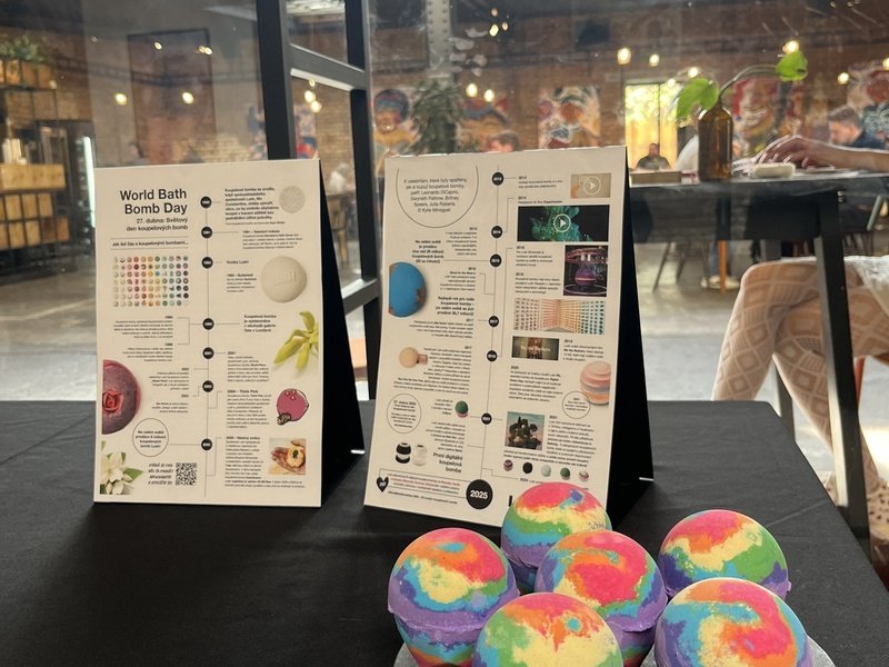 Kreativní workshop: Výroba koupelových bomb + abstraktní malování