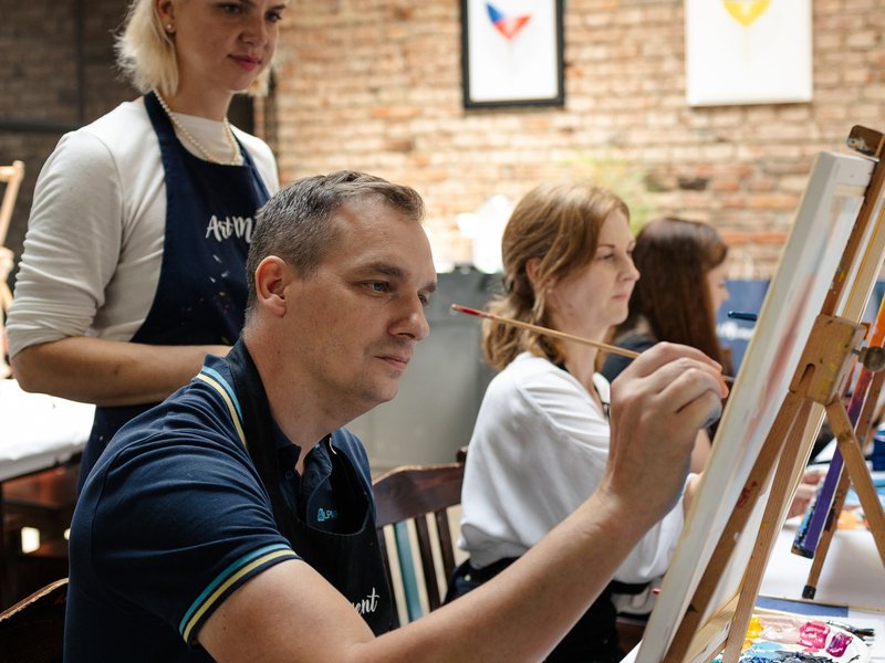 Zážitkové malování akrylovými barvami