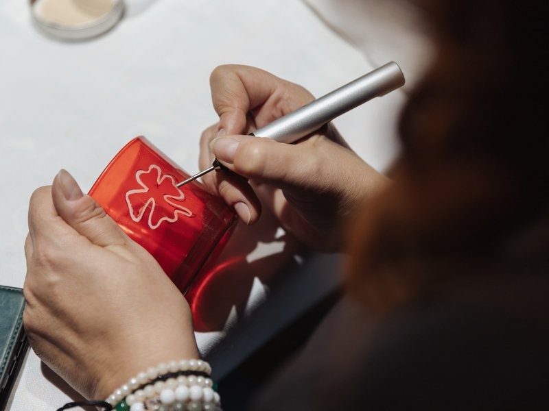 Kreativní kurz: Výroba přírodních svíček + gravírování skla