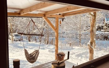 Tiny house mezi stromy v Jizerských horách