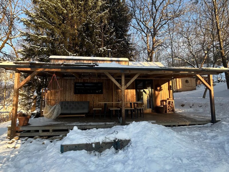 Tiny house mezi stromy v Jizerských horách