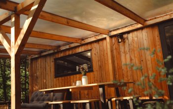 Tiny house mezi stromy v Jizerských horách