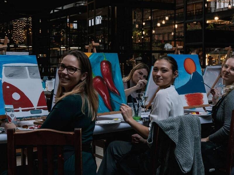 Kreativní malování s degustací tapas