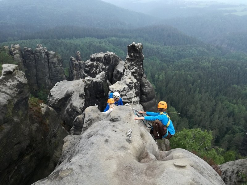 Via ferrata se zkušeným instruktorem