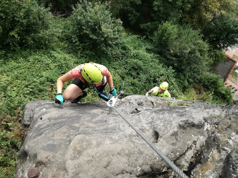 Via ferrata se zkušeným instruktorem