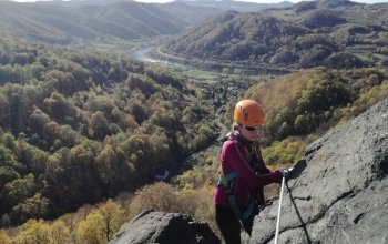 Via ferrata se zkušeným instruktorem – dárek a zážitek