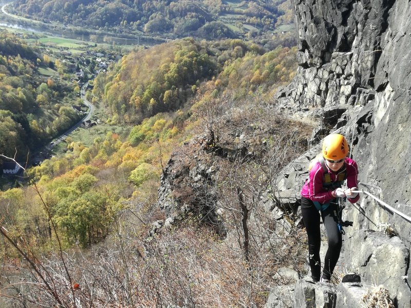 Via ferrata se zkušeným instruktorem