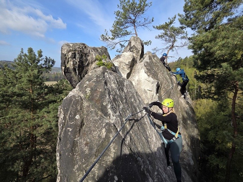 Via ferrata se zkušeným instruktorem