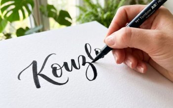 Workshop moderní kaligrafie: Kreativní odpočinek v Praze