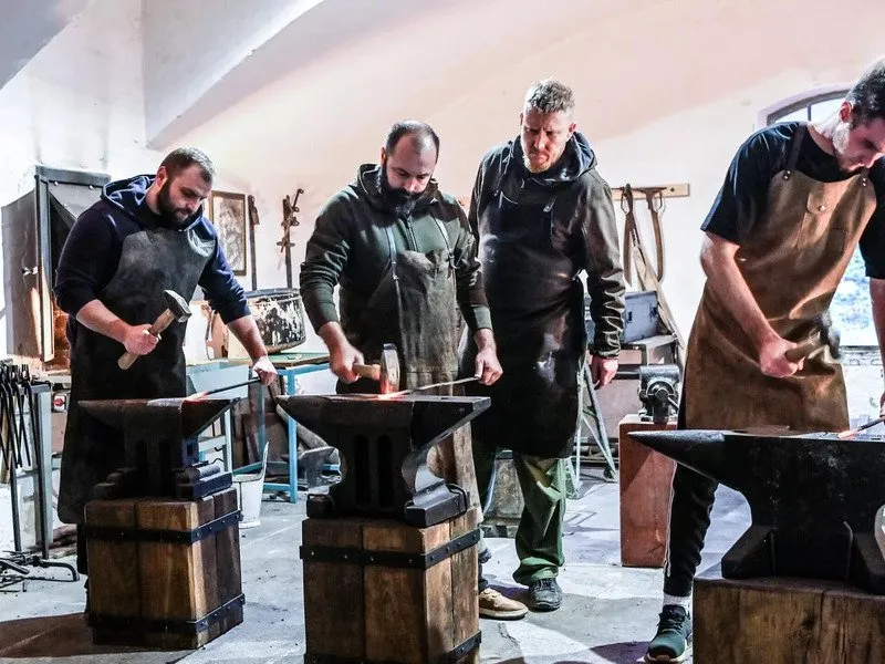 Zážitkový skupinový kovářský kurz na pevnosti Fort XVII