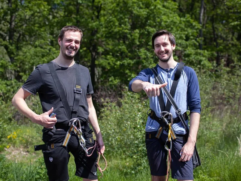 Bungee jumping z nejvyššího mostu ČR