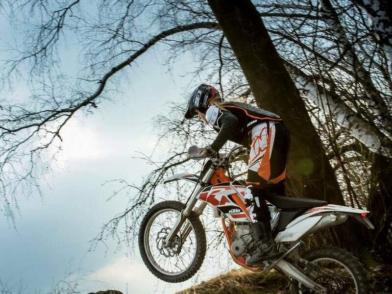 Motorky na trialové trati s mistrem ČR: Pardubický kraj
