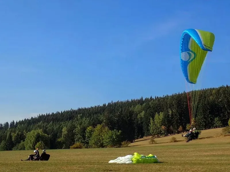 Tandem paragliding po celé ČR jako dárek