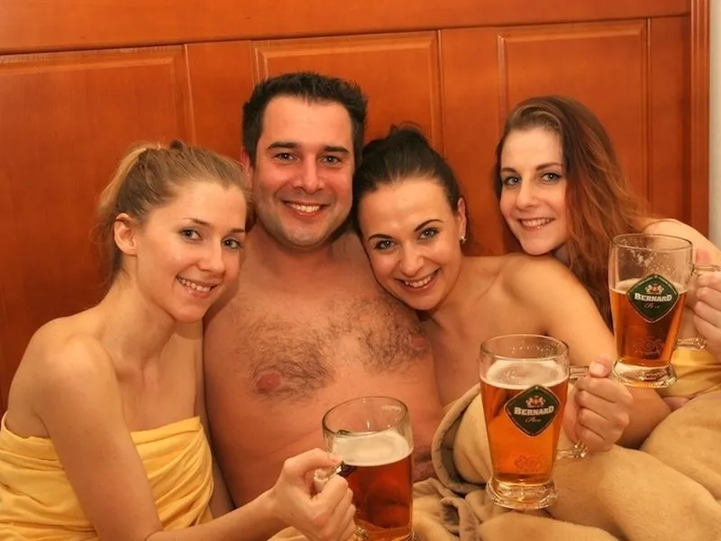 Pivní koupel s neomezenou konzumací piva Bernard