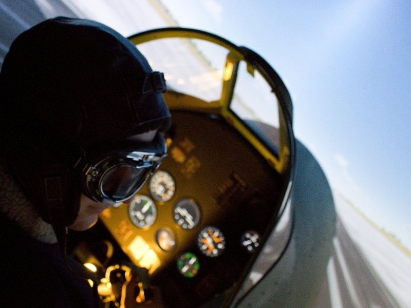 Letecký simulátor stíhačky Supermarine Spitfire