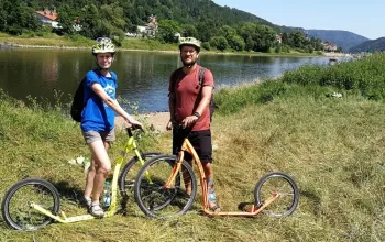 Sjezd na koloběžkách v Českém Švýcarsku – dárek a zážitek