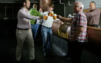 Škola čepování Kozel + prohlídka pivovaru Velké Popovice – dárek a zážitek