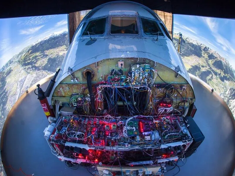 Letecký simulátor DC-9 + let v Dynamic WT-9