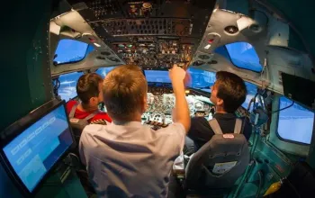 Letecký simulátor DC-9 + let v Dynamic WT-9