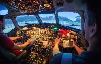 Letecký simulátor DC-9 + let v Dynamic WT-9