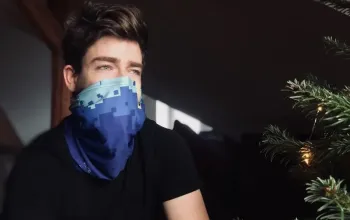 Antivirový nákrčník na podporu CF Hero: modrý