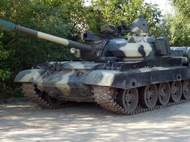 Jízda v obrněném bojovém tanku T-55