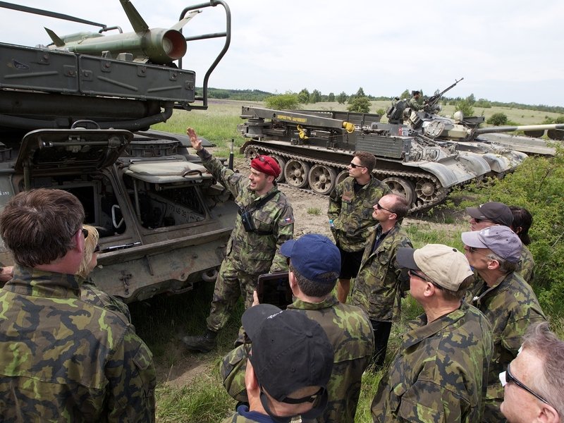 Jízda v obrněném bojovém tanku T-55