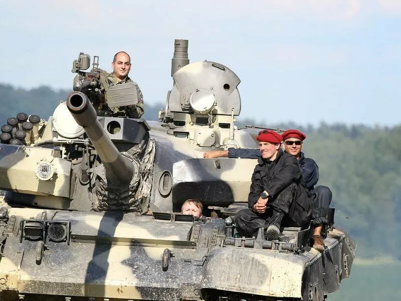 Jízda v obrněném bojovém tanku T-55