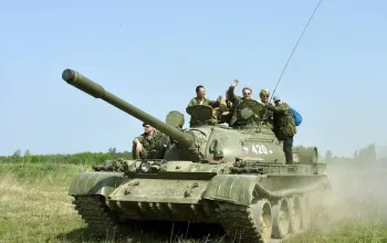Jízda v obrněném bojovém tanku T-55