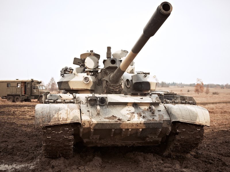 Jízda v obrněném bojovém tanku T-55