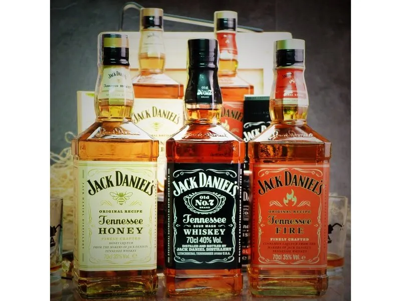 Dárková bedna s páčidlem pro muže Jack Daniel’s Honey & Fire Celá ČR