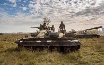 Řízení tanku T-55 a BVP-1 + střelba na střelnici