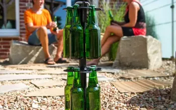 Ideální zásobník piva na zahradu: Šachta na 15 lahví