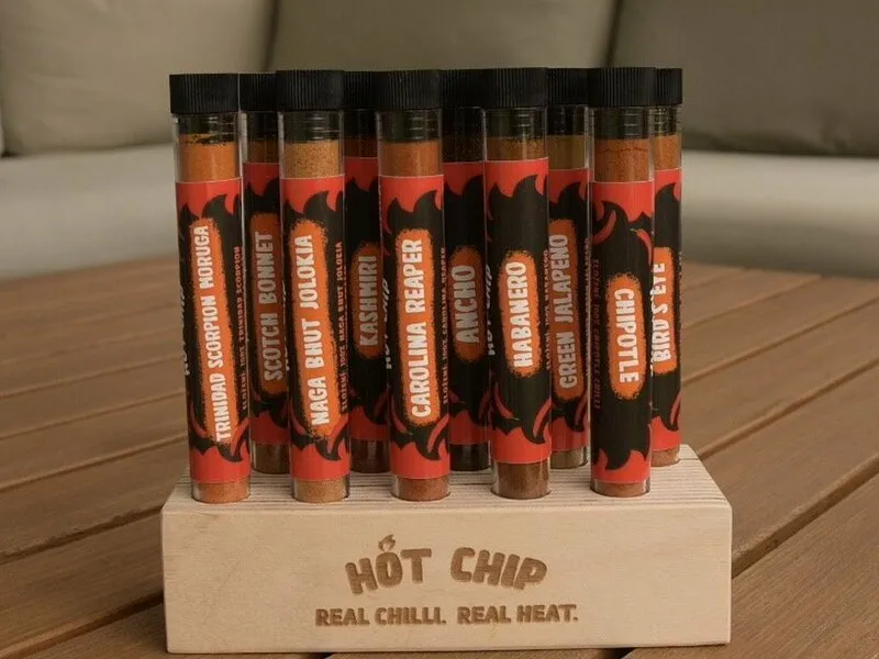 Dárkový set chilli koření: 10 druhů