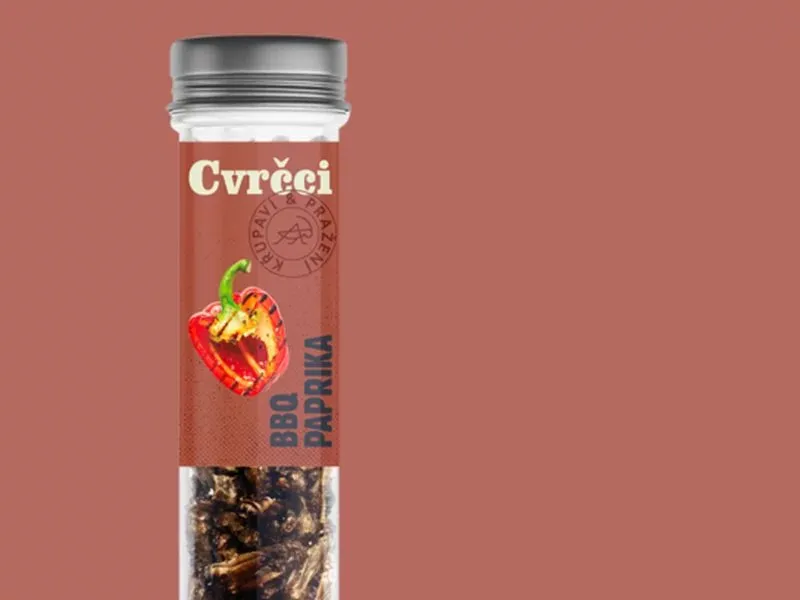 Gurmánské balení křupavých pražených cvrčků