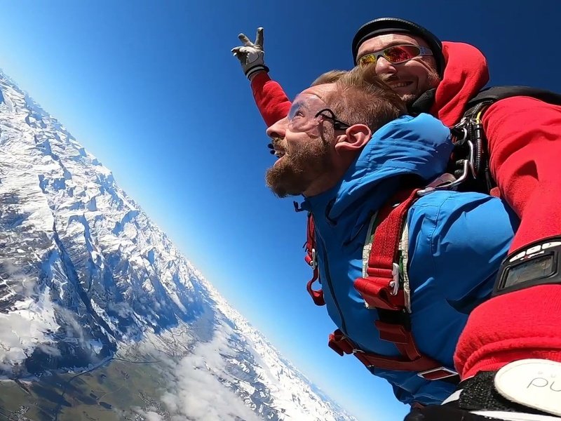 Tandemový seskok padákem v Rakousku: Zell am See