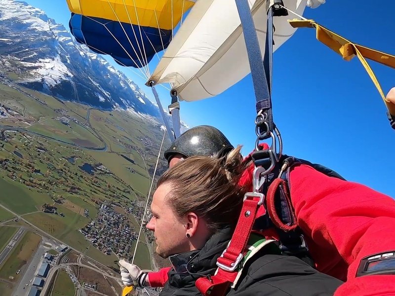 Tandemový seskok padákem v Rakousku: Zell am See