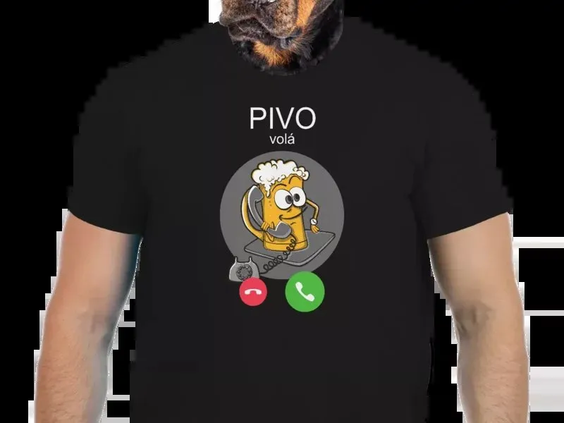 Vtipné tričko Bastard: Pivo volá