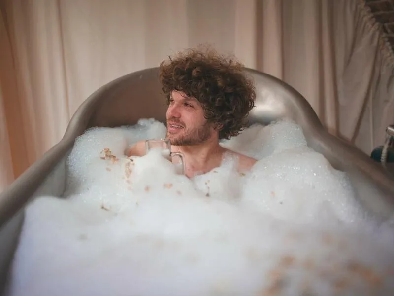 Relaxační pivní koupel pro milovníky piva
