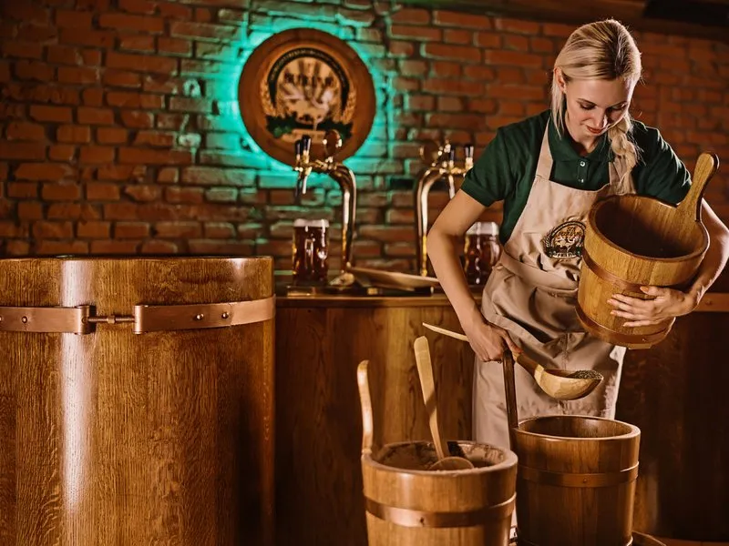 Relaxační pivní koupel pro milovníky piva