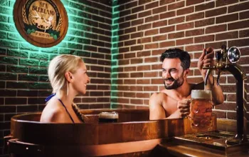 Relaxační pivní koupel pro milovníky piva