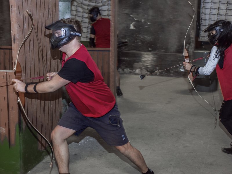 Archery- paintball s lukem